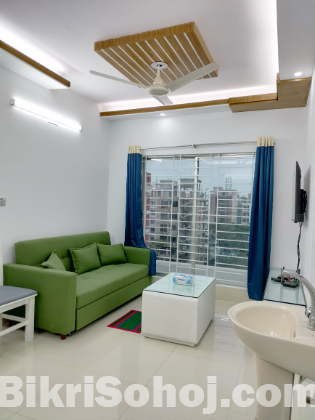 2-Room Furnished Apartment in Bashundhara R/A